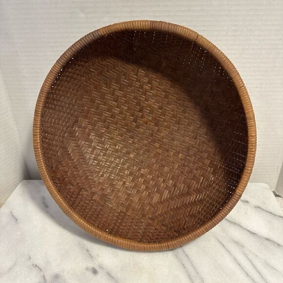 Vintage utility basket hand made Boho fruit/ bread/veggie all purpose basket - Picture 2 of 12